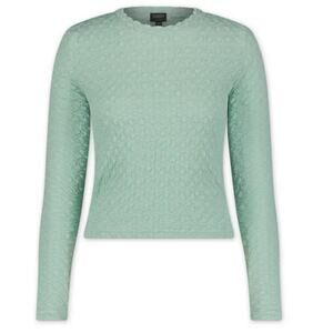 Aleeza Paris JiffyPop Top Large Light Green Coquette NWT